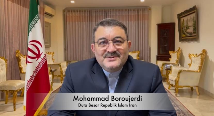 Dubes Iran untuk Indonesia, Mohammad Boroujerdi, mengucapkan selamat hari raya Idul Fitri 1445H/2024 untuk rakyat Indonesia.