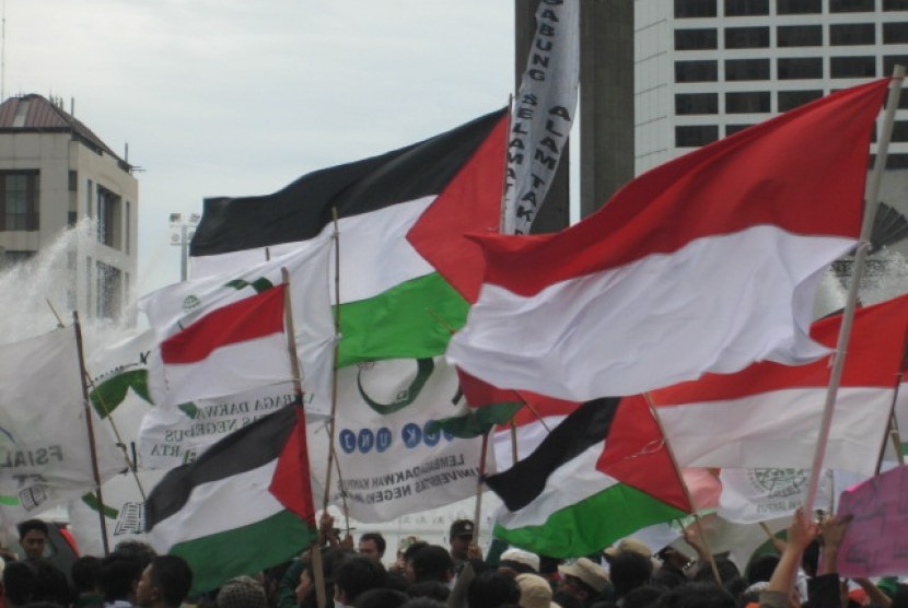 Dukungan Indonesia untuk Palestina (ilustrasi)