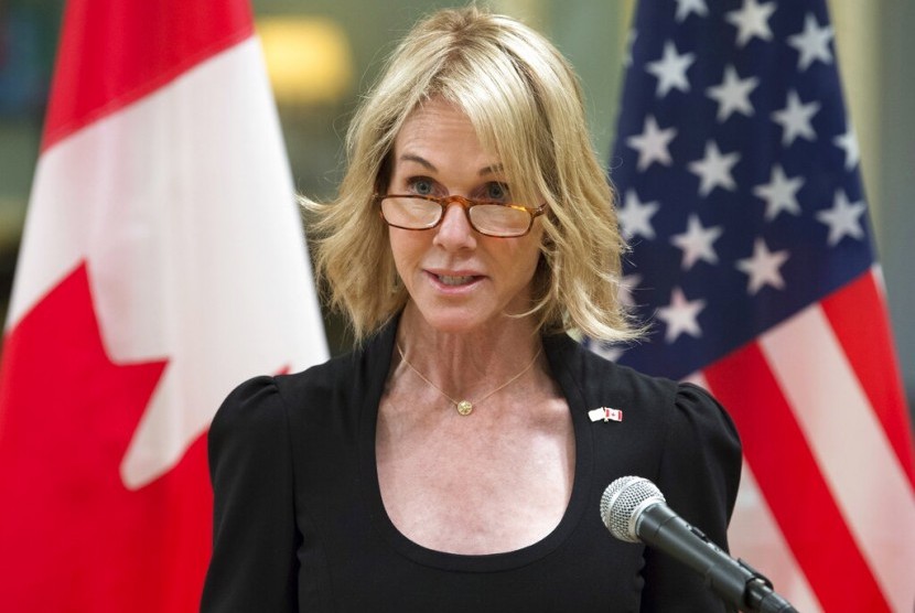 Duta Besar Amerika Serikat untuk Kanada Kelly Craft. Ia disebut sebagai kandidat terkuat untuk mengisi jabatan duta besar untuk PBB. 