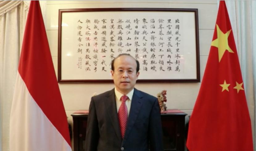 Duta Besar Cina untuk Indonesia Xiao Qian, mengucapkan selamat Idul Fitri 