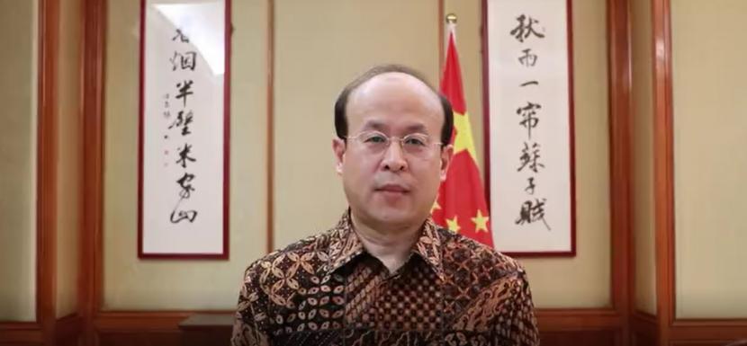 Duta Besar (Dubes) China untuk Indonesia, Xiao Qian, menyampaikan selamat Hari Raya Idul Fitri 1441 H dari pemerintah dan rakyat China untuk muslim Indonesia.