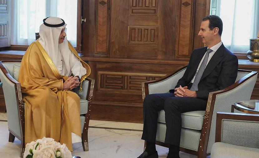 Duta besar Kerajaan Saudi untuk Yordania, Naif bin Bandar Al-Sudairi menyampaikan undangan kepada Presiden Suriah duta besar Kerajaan Saudi untuk Yordania, Naif bin Bandar Al-Sudairi untuk menghadiri pertemuan puncak Liga Arab 
