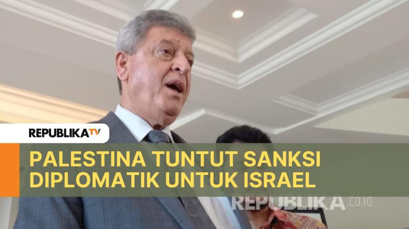 Duta Besar Palestina, Zuhair Al-Shun menyampaikan tuntutan untuk segera memberlakukan embargo militer yang menyeluruh terhadap Israel.