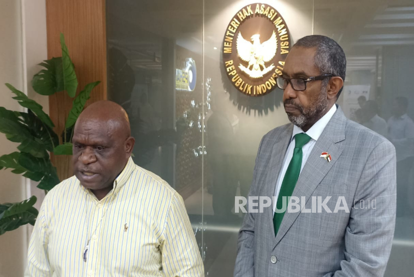 Dubes Sudan Ngadu ke Menteri HAM Pigai, Cerita Rencana Penjajah Musnahkan Negara Itu