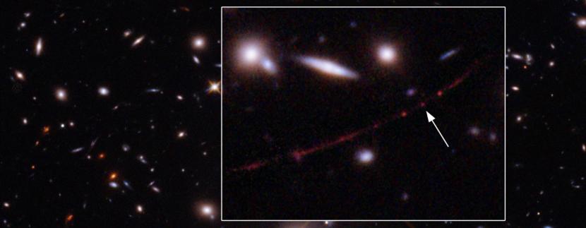 Earendel, bintang terjauh yang terdeteksi Teleskop Hubble.