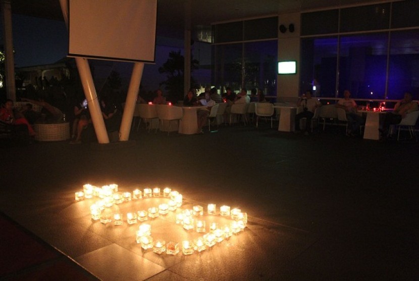 Earth Hour di Novotel Tangerang