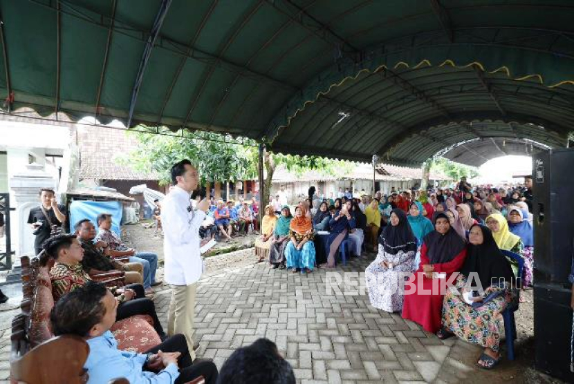 Wakil Ketua MPR RI, Edhie Baskoro Yudhoyono, dalam rangkaian Reses 2026 dengan meninjau langsung program irigasi di Kedunggalar, Kabupaten Ngawi pada Kamis (26/2/2026).