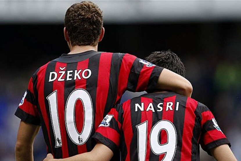 Edin Dzeko dan Samir Nasri