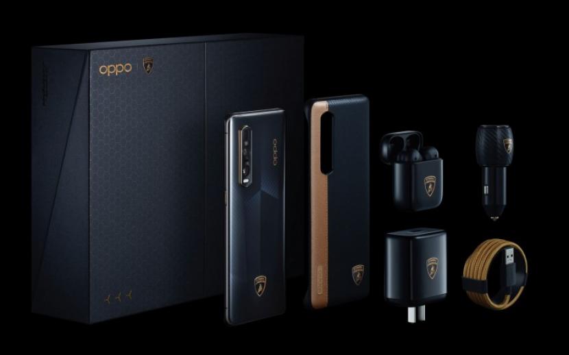Edisi Lamborghini dari Oppo Find X2Pro. Ponsel Oppo X2 dan Reno3 termasuk yang dapat memutakhirkan sistem operasinya ke Android 11.