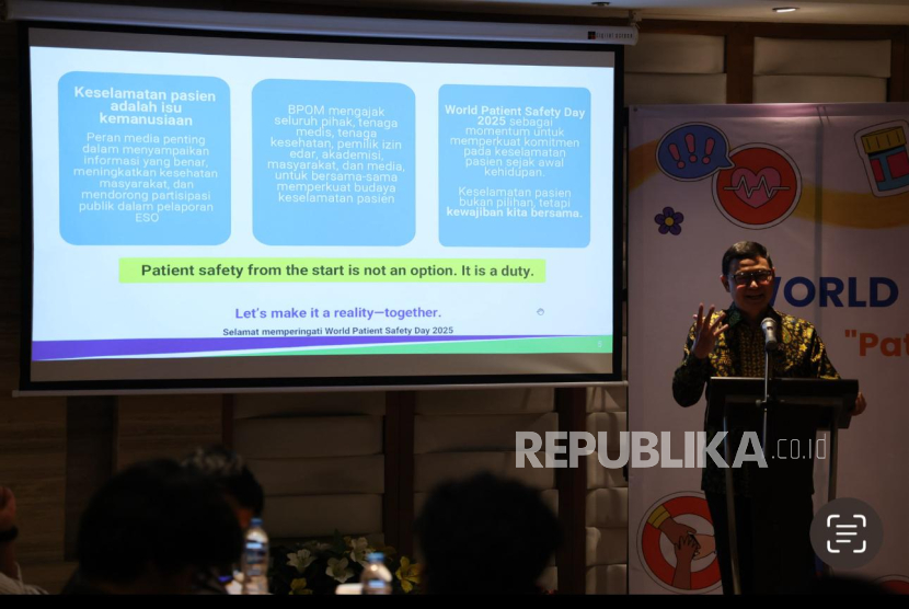 Edukasi bertema Patient Safety from the Start. 