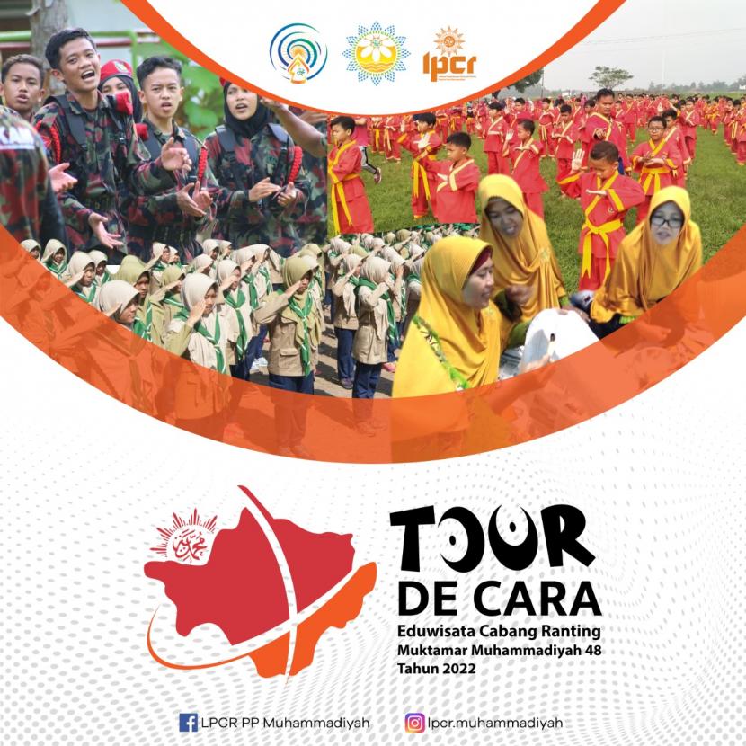 Eduwisata TOUR DE CARA yang akan digelar Lembaga Pengembangan Cabang dan Ranting Pimpinan Pusat (LPCR PP) Muhammadiyah pada 12-18 November 2022 mendatang. 