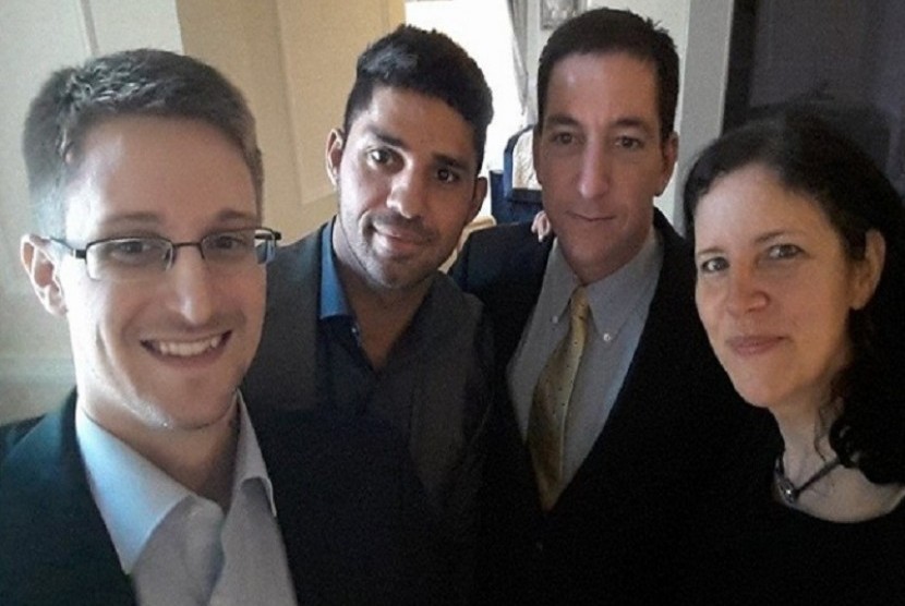 Edward Snowden dan Laura Poitras