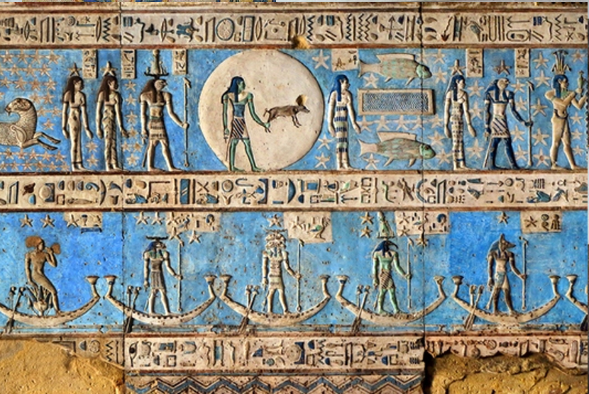 Egyptian Blue. Ilustrasi