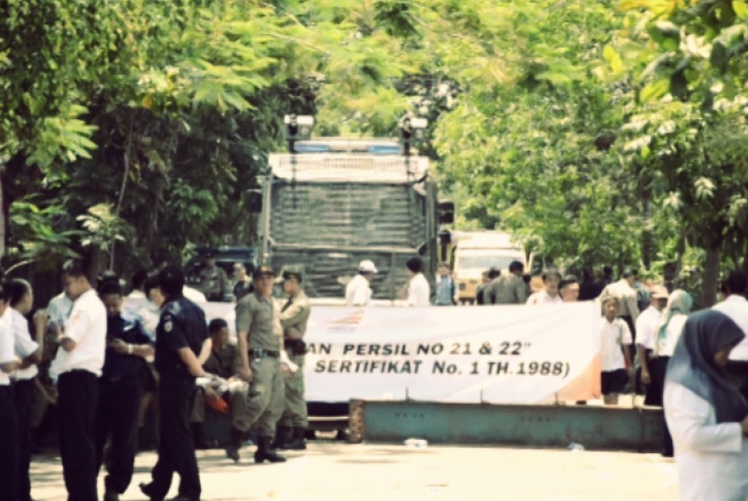 Eksekusi lahan PT KAI, Bandung