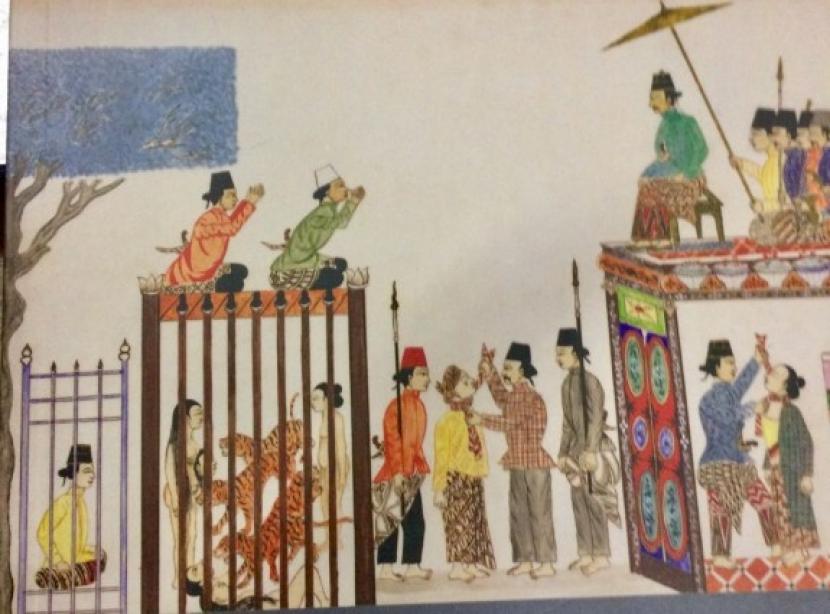 Eksekusi putra Raja Amangkurat II dengan cara dicekik dan permaisuri serta para dayang-dayangnya di eksekusi dengan cara di lempar ke kandang macan yang tidak diberi makan selama berhari-hari.