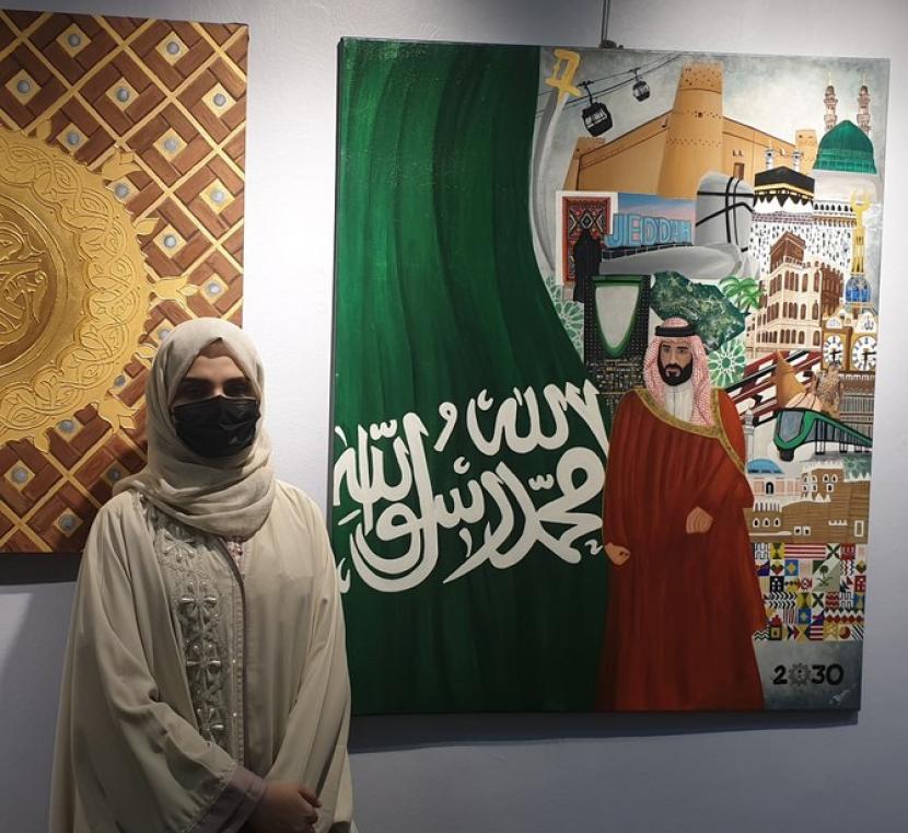 Ekspatriat Gambarkan Cinta Arab Saudi Melalui Karya Seni