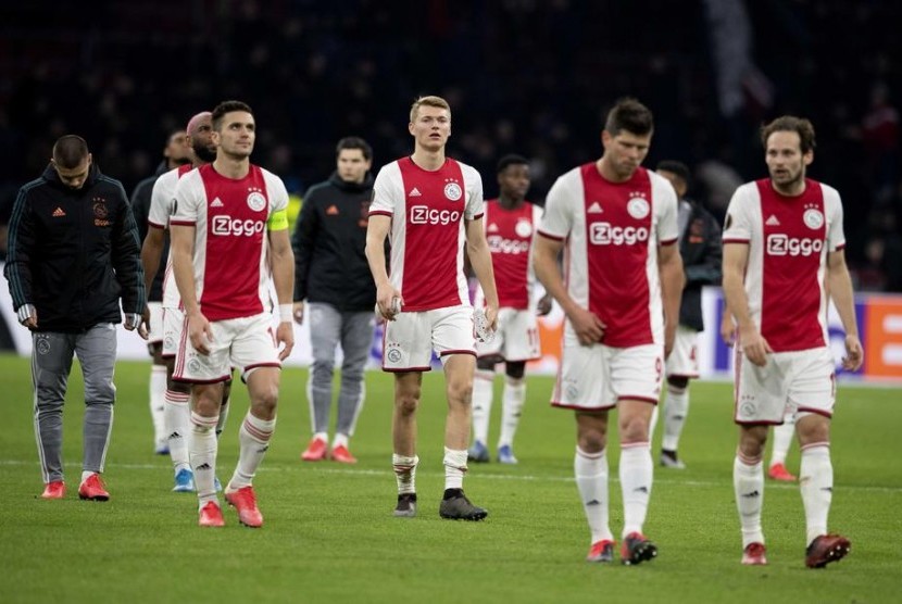 Para pemain Ajax (ilustrasi).