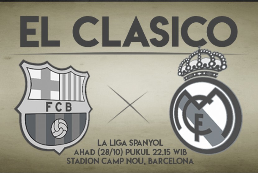 El Clasico Barcelona Vs Real Madrid.