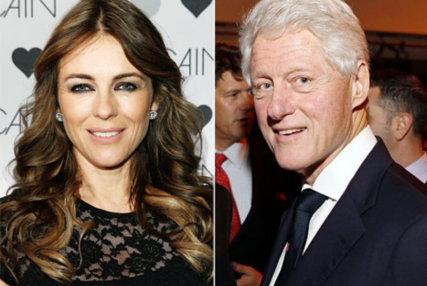 Elizabeth Hurley dan Bill Clinton