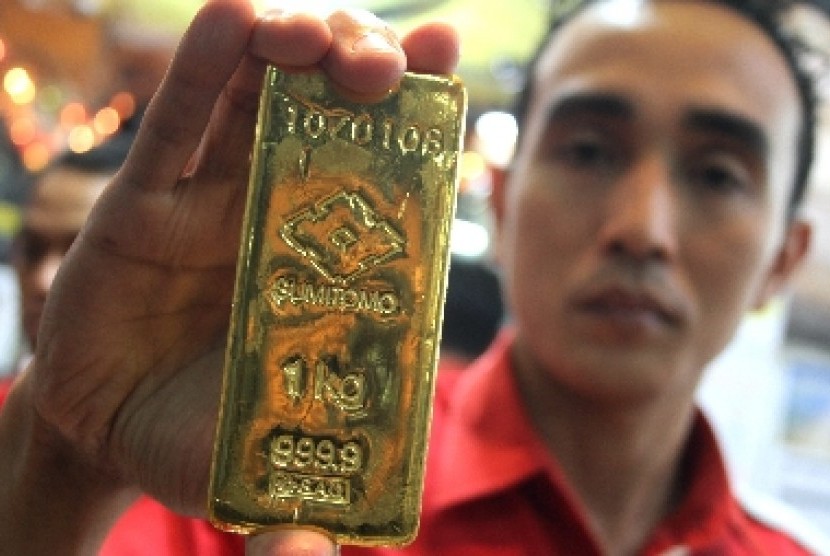 Emas yang ada saat ini bukan digunakan untuk mata uang.  Ilustrasi emas.