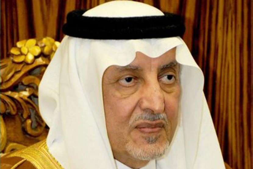 Emir Makkah Pangeran Khaled Al-Faisal .