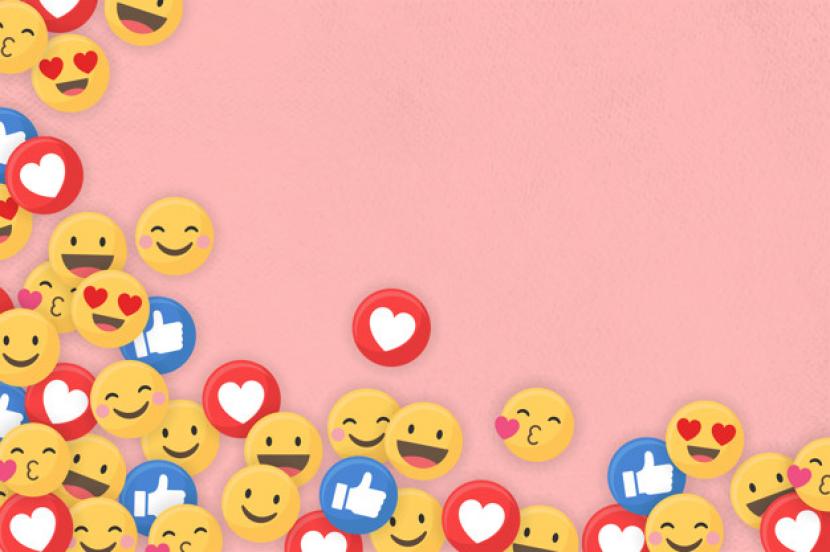 Emoji (ilustrasi). ada manfaat psikologis yang terkait dengan sikap autentik dalam hal unggahan di media sosial berikut tanda like yang diberikan.