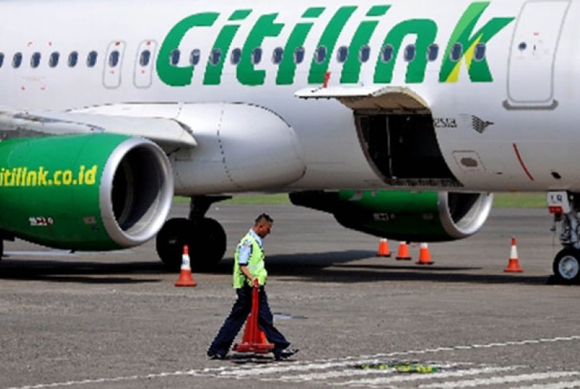 Pesawat Citilink belum bisa terbang dari Bandara Halim