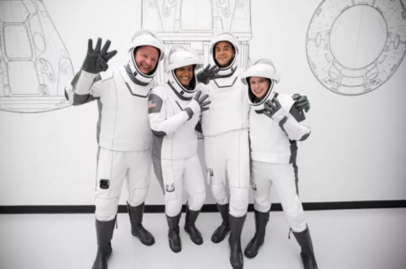 Empat orang warga sipil akan meluncur ke luar angkasa dalam misi Inspiration4 
