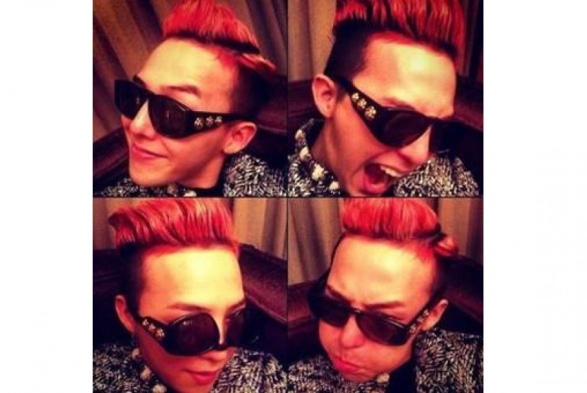 Empat pose konyol G-Dragon