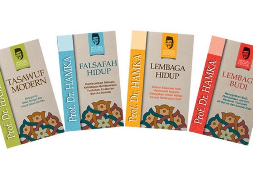 Empat seri buku Mutiara Falsafah karya Buya Hamka