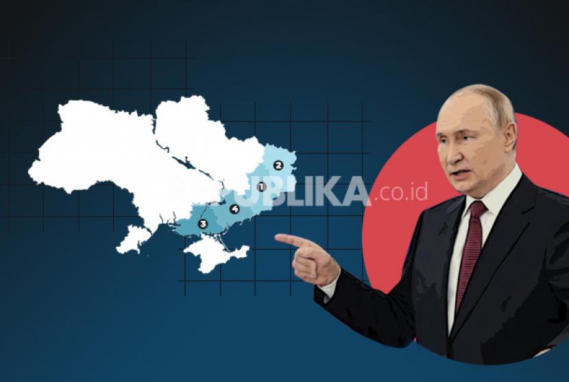 Empat Wilayah Ukraina Dicaplok Rusia