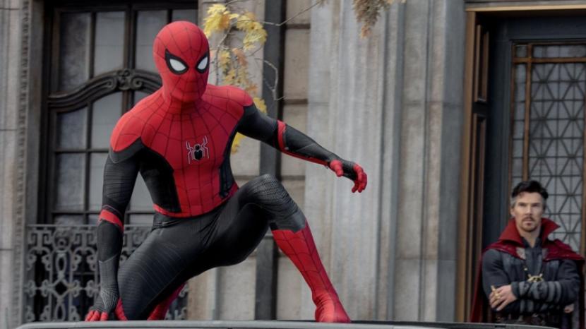 Film Spider-Man: No Way Home telah melewati raihan pendapatan 1 miliar dolar AS. Foto ilustrasi
