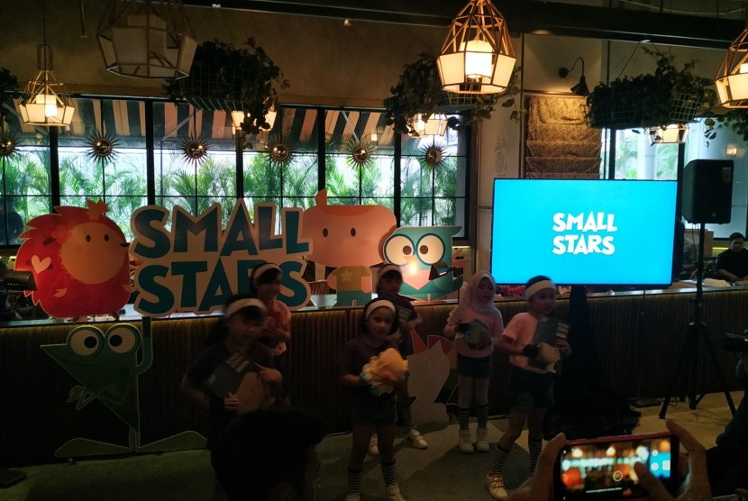 English First (EF) meluncurkan program EF Small Stars melalui sebuah acara parenting talk show di Jakarta, Kamis (24/1).