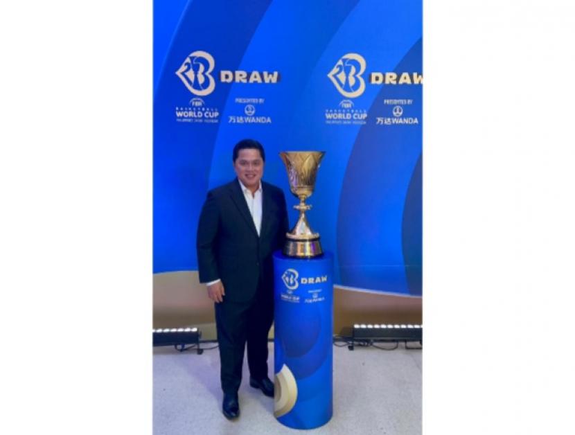 Erick Thohir menantikan ajang FIBA World Cup 2023.