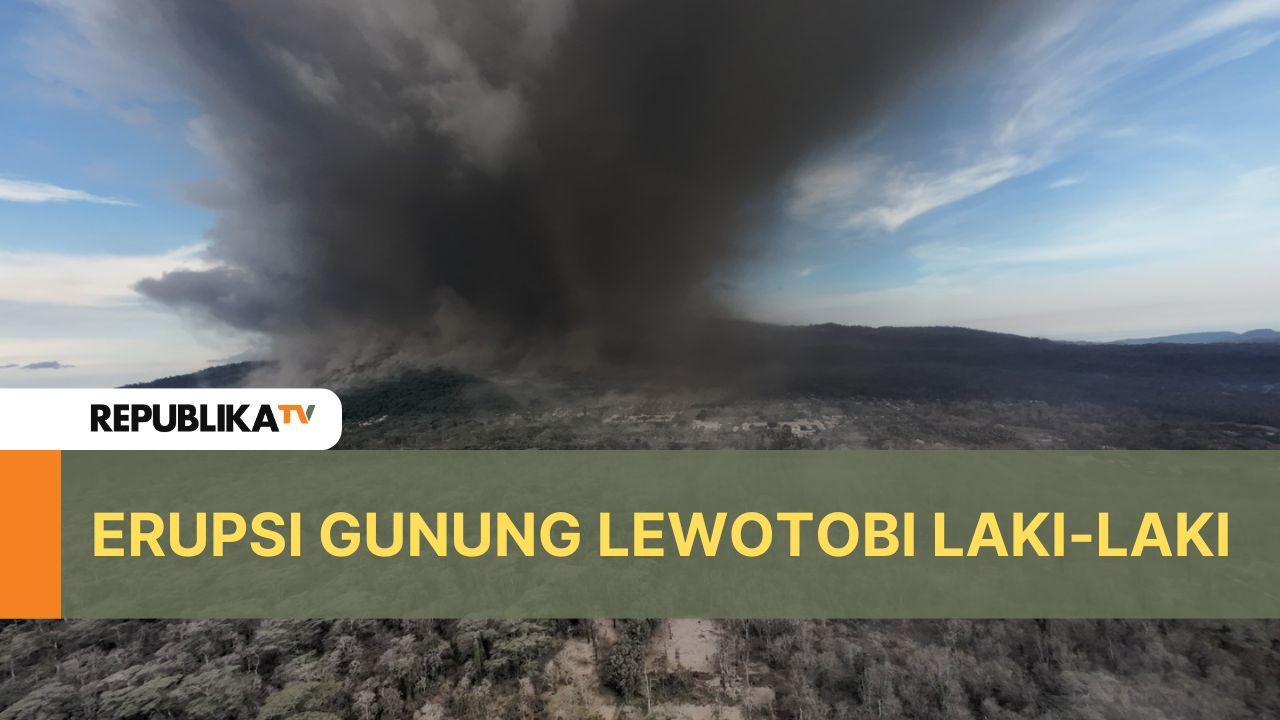 Mencekam, Video Detik-Detik Erupsi Gunung Lewotobi