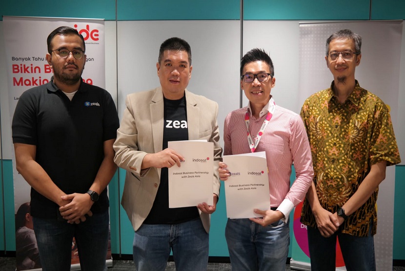 erusahaan Integrated Digital Marketing Ecosystem, Zeals Asia berkolaborasi dengan Indosat Business terkait pemberian wadah bagi para pelaku UMKM untuk memasarkan produk melalui ekosistem digital. Hal ini bertujuan untuk memudahkan seluruh orang mendapatkan kesempatan menambah penghasilan mereka secara mandiri dan mudah.