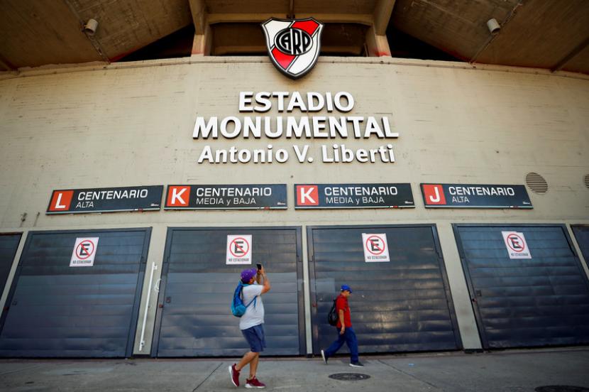 Estadio Monumental di Buenos Aires, Argentina, menjadi salah satu stadion pertandingan Copa America 2021.