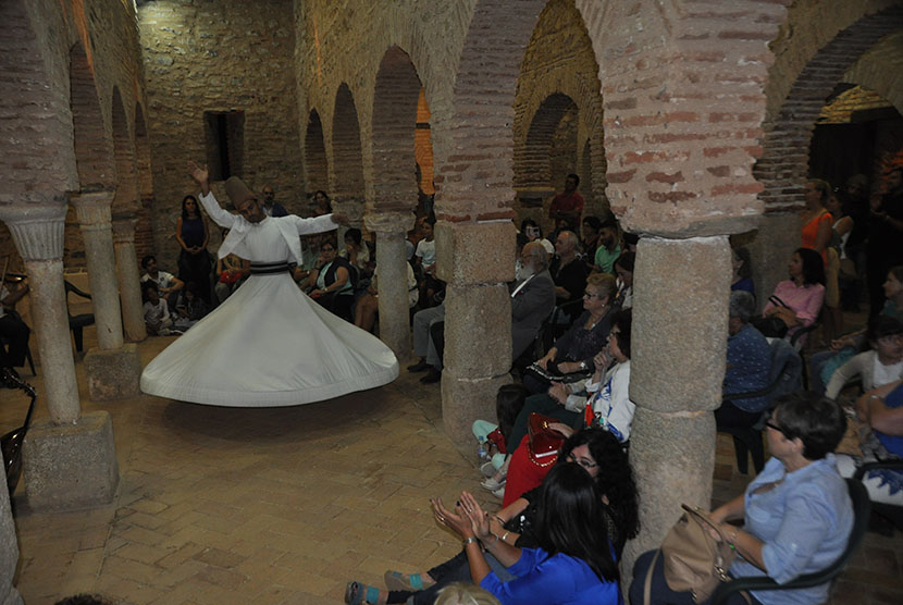 Festival Budaya Islam ke-18 di kota Almonaster La Real, Provinsi Huelva, Daerah Otonom Andalusia. Spanyol.