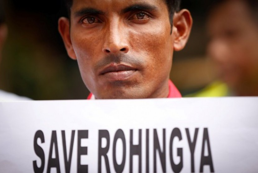 Etnis Rohingya terusir dari Myanmar.