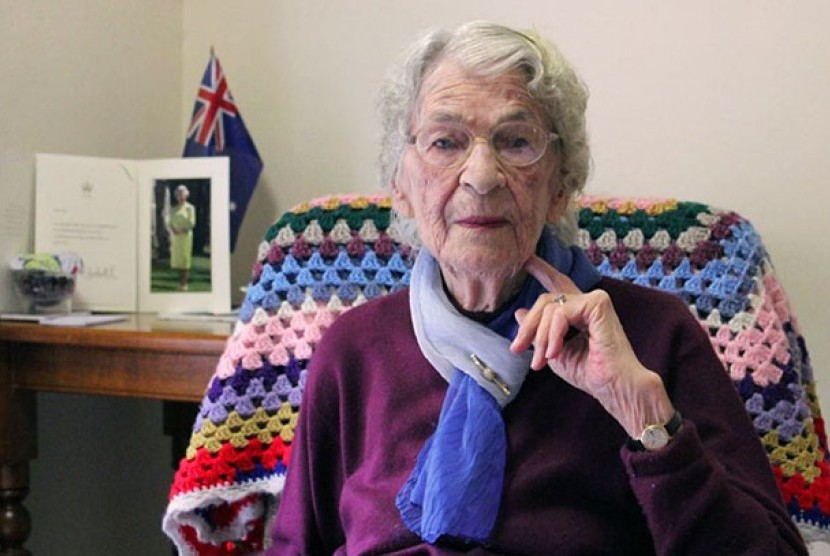 Evelyn Vigor,warga tertua di Queensland 