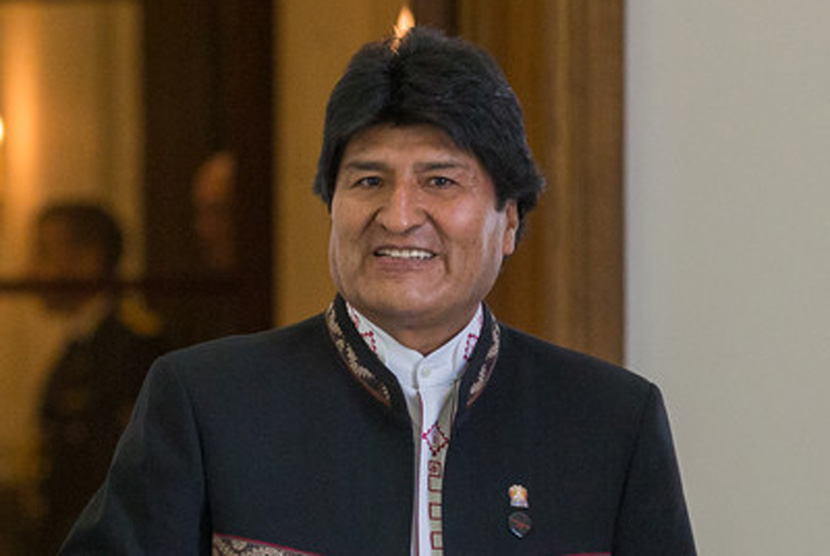 Mantan presiden Bolivia Evo Morales adakan acara menandai berakhirnya masa jabatan. Ilustrasi.