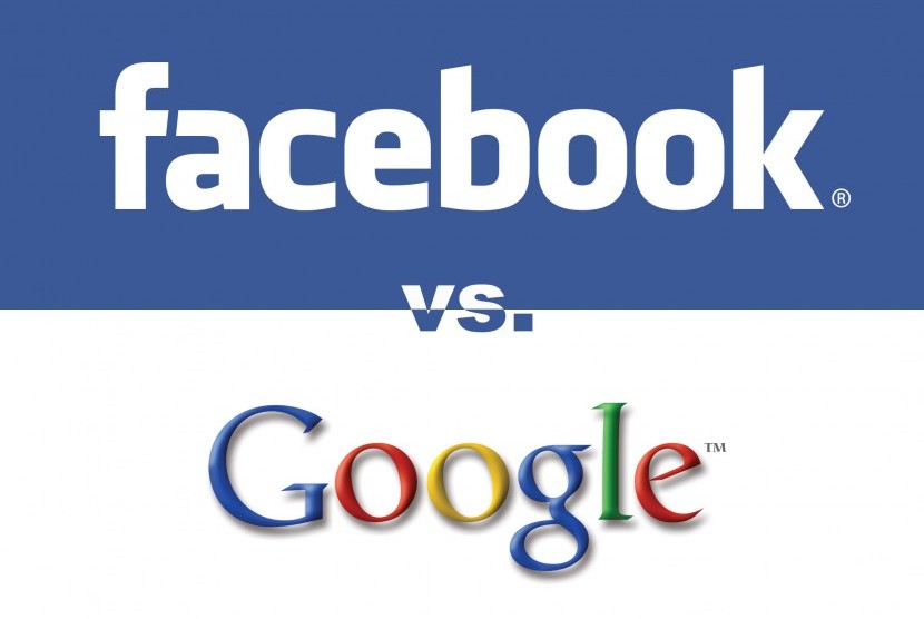 facebook vs google (ilustrasi)