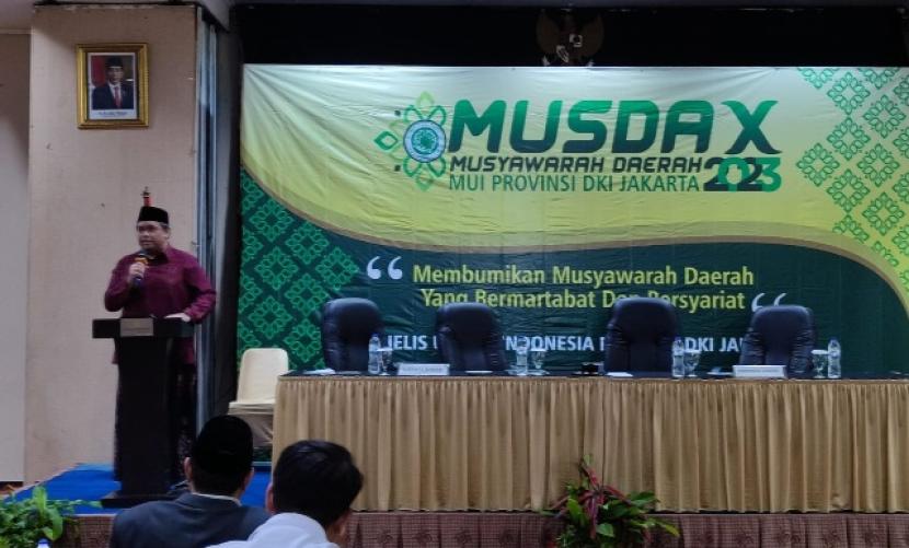 Gus Faiz Syukron Makmun terpilih sebagai Ketum dalam Musda ke-20 MUI DKI Jakarta 