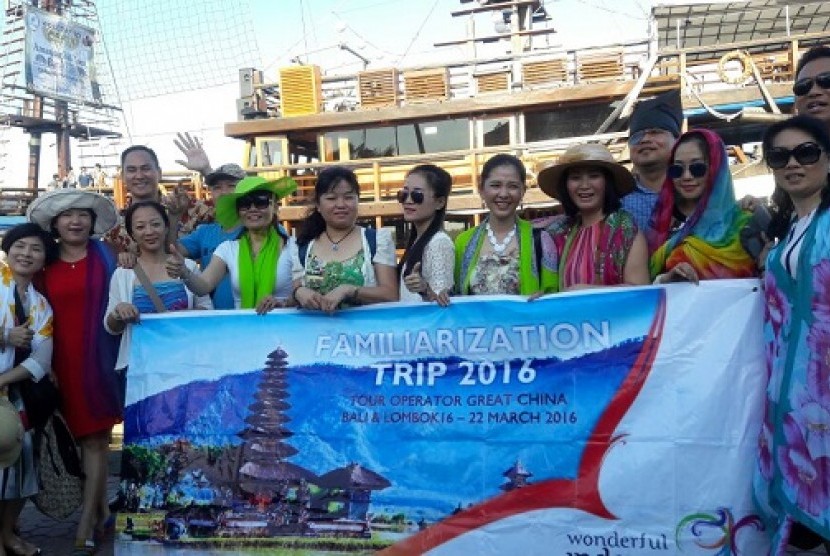 Famtrip Kemenpar dengan tur operator Great China di Bali.