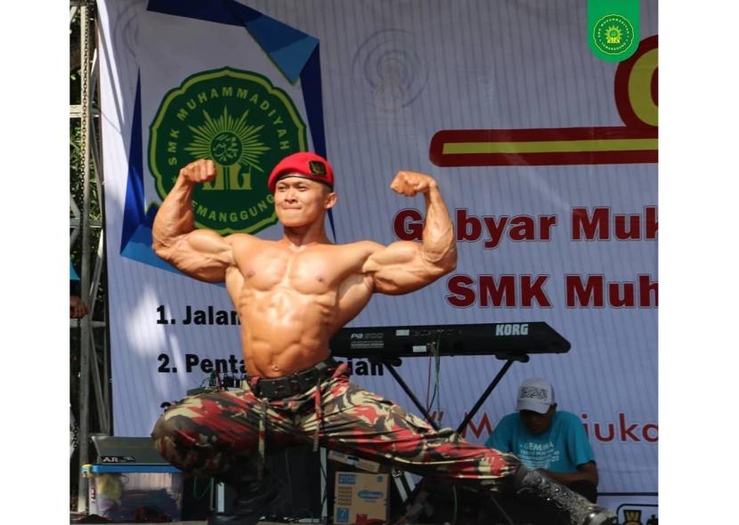 Fani Fuadi, kader Kokam Pemuda Muhammadiyah asal Temanggung, Jawa Tengah.