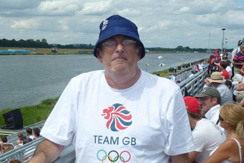 Fans Inggris Raya, Conrad Readman tewas setelah menonton pertandingan Olimpiade London 2012 setiap hari.