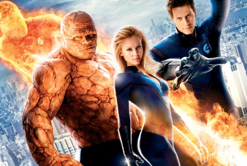 Poster salah satu film Fantastic Four. Marvel Studios kini memercayakan naskah film Fantastic Four kepada penulis Avatar 2 Josh Friedman (ilustrasi).
