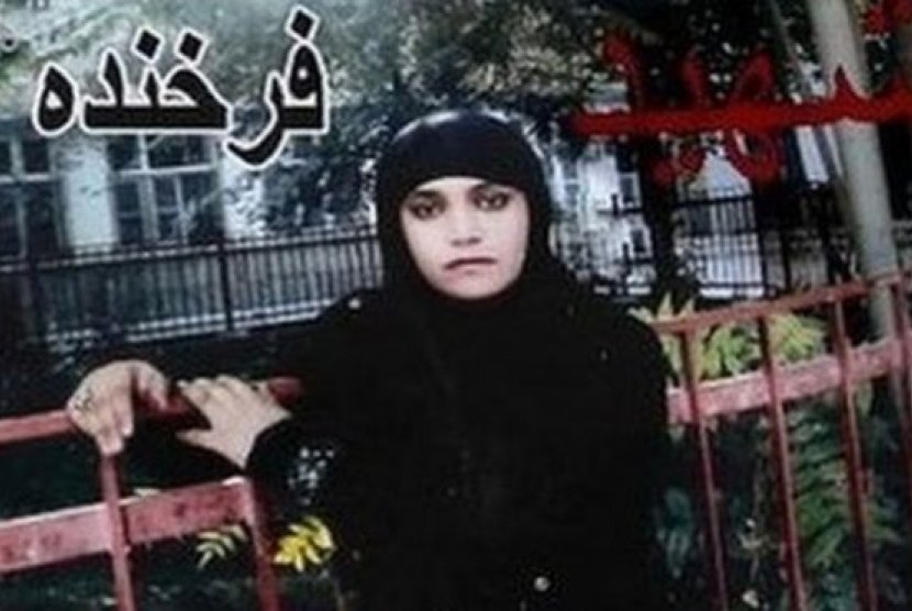 Farkhunda, korban perempuan yang meninggal akibat dibunuh empat laki-laki.
