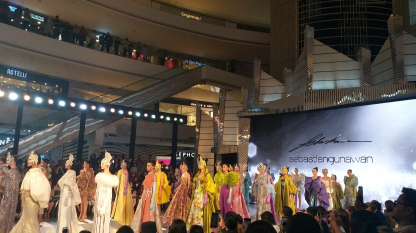 Fashion Nation XIV Edition di Senayan City, Jakarta, Kamis.(Gumanti Awaliyah/Republika)