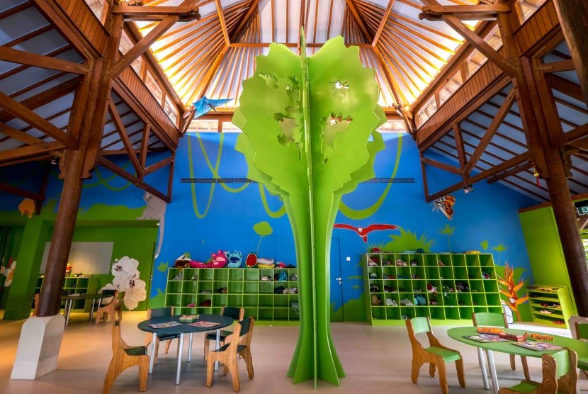 Fasilitas klub untuk anak di Club Med Resort Bali.